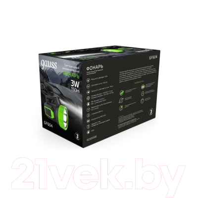 Фонарь Gauss GFL604 / GF604