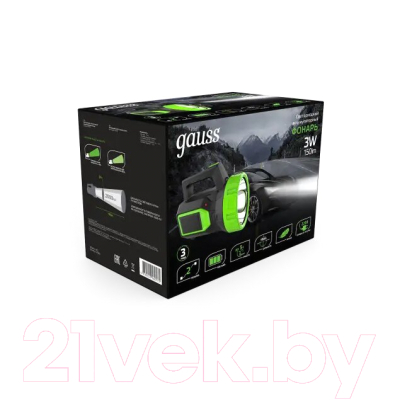 Фонарь Gauss GFL604 / GF604