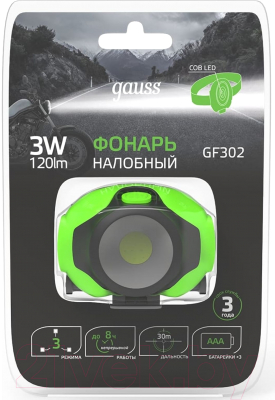 Фонарь Gauss GFL302 / GF302