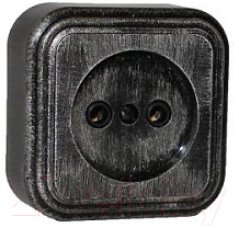 Розетка Элект RA16-131-ЧС - фото