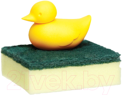 Подставка для моющего средства и губок Qualy Duck / QL10225-YW - фото