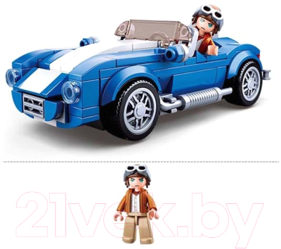 Конструктор Sluban Город Спорткар / M38-B0706A (169эл)