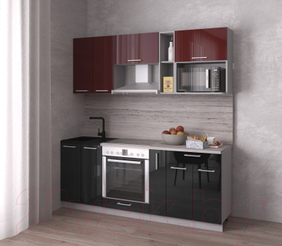 Готовая кухня Интерлиния Мила Gloss 2.0