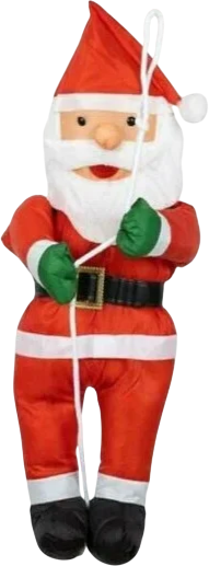 Подвеска новогодняя Волшебная страна Санта большой / 103136 - фото