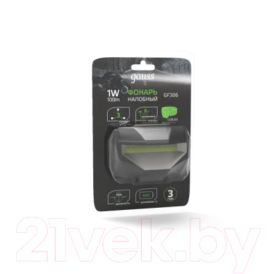 Фонарь Gauss GFL306 / GF306