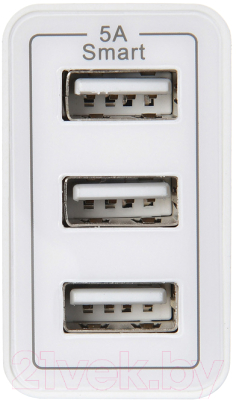 Зарядное устройство сетевое Digma DGWC-3U-5A-WG 5A