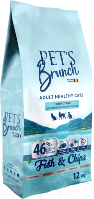 Сухой корм для кошек Pet's Brunch Healthy Cats (12кг) - фото
