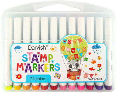 Фломастеры Darvish DV-13181-24 - фото