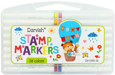 Фломастеры Darvish DV-13181-36 - фото