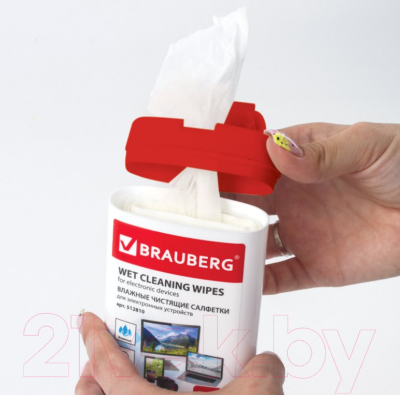 Салфетки для ухода за техникой Brauberg 512810