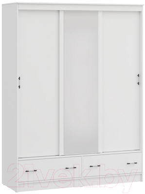 Шкаф-купе ТриЯ Квинт 02-45.015 (белый) - фото
