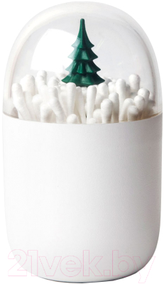 Банка в ванную Qualy Winter Time / QL10221-GN - фото