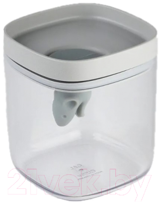 Емкость для хранения Qualy Lucky Mouse / QL10345-CL-GY - фото