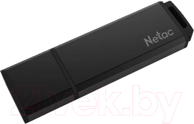 Usb flash накопитель Netac USB Drive U351 USB2.0 64GB (NT03U351N-064G-20BK) - фото