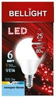 Лампа Bellight LED G45 6W 220V E14 4000K
