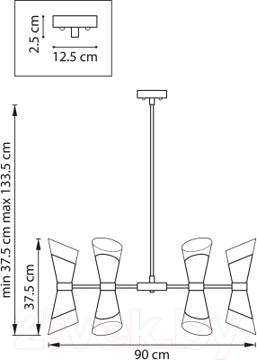Люстра Lightstar Strato 817162 (MD2094-16A)