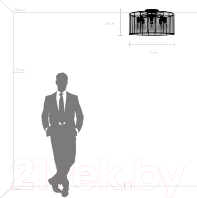 Люстра Lightstar Genni 798287 (MX7961-8A)