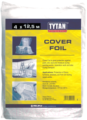 Пленка строительная Tytan Professional 4x12.5м / 19608