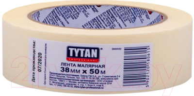 Лента малярная Tytan Professional 38ммx50м / 80615 - фото