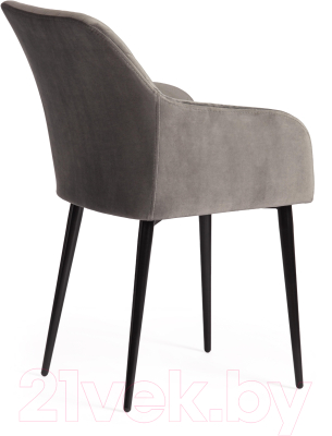 Стул Tetchair Bremo ткань/металл (серый Barkhat 26/черный)