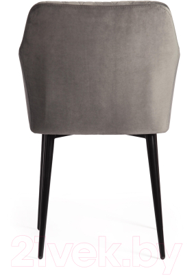 Стул Tetchair Bremo ткань/металл (серый Barkhat 26/черный)