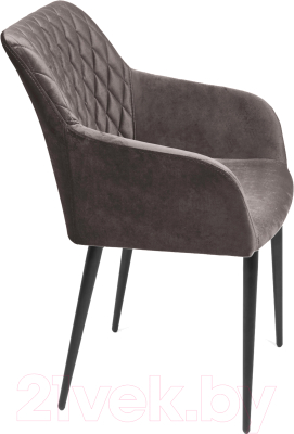 Стул Tetchair Bremo (ткань/металл,темно-серый Barkhat 14/черный)