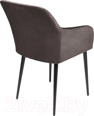 Стул Tetchair Bremo (ткань/металл,темно-серый Barkhat 14/черный)