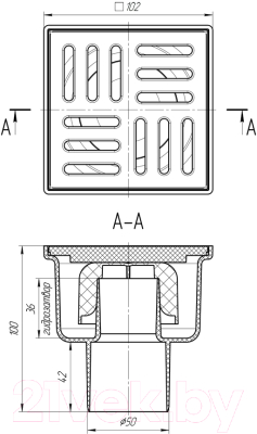 Трап для душа Ани Пласт TA5204