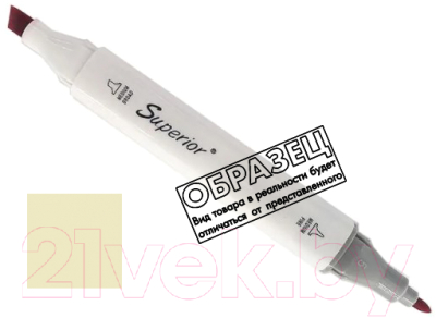 Маркер перманентный Superior Двусторонний 134 - фото