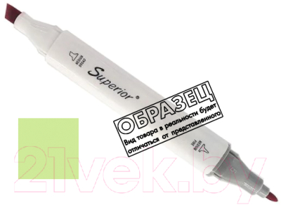 Маркер перманентный Superior Двусторонний 166 - фото