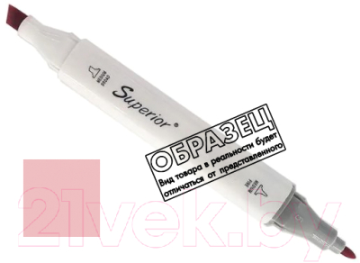 Маркер перманентный Superior Двусторонний 137 - фото