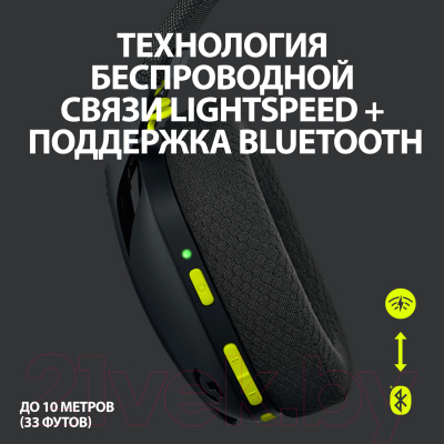 Беспроводные наушники Logitech G435 / 981-001050