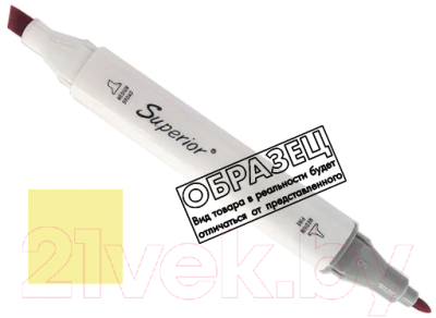 Маркер перманентный Superior Двусторонний 163 - фото