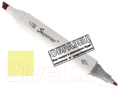 Маркер перманентный Superior Двусторонний 164 - фото