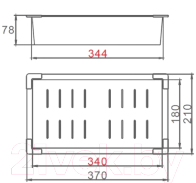 Коландер для мойки Gerhans K30334