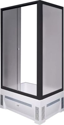 Душевой уголок Radomir Верчелли L / 1-03-6-1-0-0131 (матовое стекло) - фото