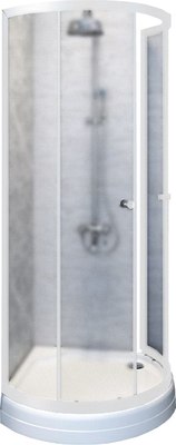 Душевой уголок Radomir 100 / 1-03-1-0-0-1811 (матовое стекло) - фото