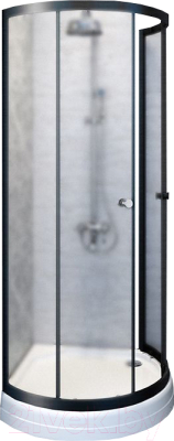 Душевой уголок Radomir Стронг 100 / 1-03-6-0-0-1811 (матовое стекло) - фото
