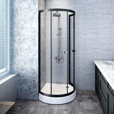 Душевой уголок Radomir Стронг 110 / 1-03-6-0-0-1820 (прозрачное стекло)