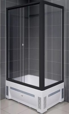 Душевой уголок Radomir Верчелли L / 1-03-6-1-0-0130 (прозрачное стекло)