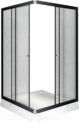 Душевой уголок Radomir 90x100 R / 1-03-6-2-0-1210 (прозрачное стекло) - фото
