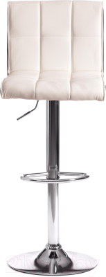 Стул барный Tetchair Barber (металл/экокожа, белый/черный/хром)