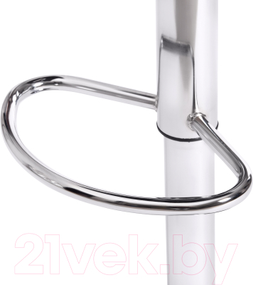 Стул барный Tetchair Barber (металл/экокожа, белый/черный/хром)