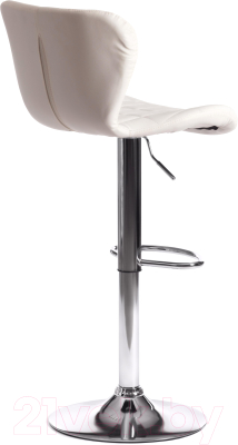 Стул барный Tetchair Avionic (металл/экокожа, белый/хром)