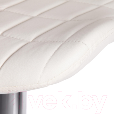 Стул барный Tetchair Avionic (металл/экокожа, белый/хром)