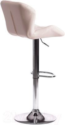 Стул барный Tetchair Biaggio (металл/экокожа, белый/хром)