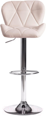 Стул барный Tetchair Biaggio (металл/экокожа, белый/хром)