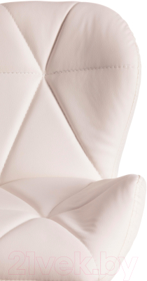 Стул барный Tetchair Biaggio (металл/экокожа, белый/хром)