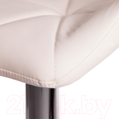 Стул барный Tetchair Biaggio (металл/экокожа, белый/хром)