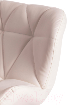 Стул барный Tetchair Biaggio (металл/экокожа, белый/хром)